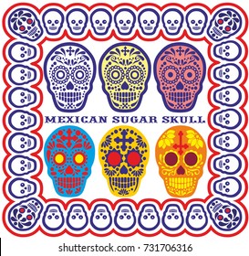 Holy Death, Day of the Dead, mexican sugar skull, vintage design t shirts