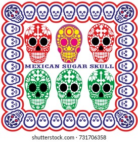 Holy Death, Day of the Dead, mexican sugar skull, vintage design t shirts