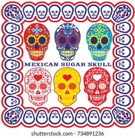Holy Death, Day of the Dead, mexican sugar skull, vintage design t shirts
