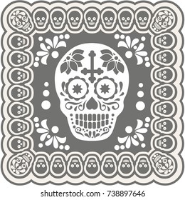 Holy Death, Day of the Dead, mexican sugar skull, vintage design t shirts