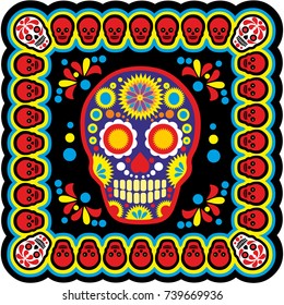 Holy Death, Day of the Dead, mexican sugar skull, vintage design t shirts