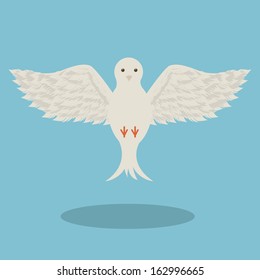 holy design over blue background vector illustration