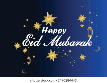 Holy Eid Card design, Eid al Adha Greeting background free vector, Eid Mubarak