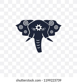 holy Elephant transparent icon. holy Elephant symbol design from Religion collection. Simple element vector illustration on transparent background.