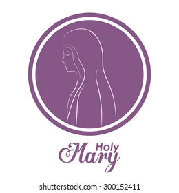 Holy Family digital design, vector illustration eps 10 