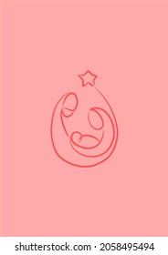 Holy family, Jesus Christ born, Christmas