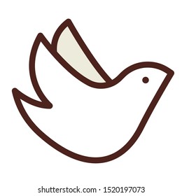 Holy Ghost Dove illustration vector design