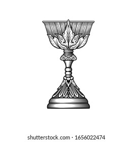 Holy Grail  Sacred Grail  Can be used as sketch tattoo 