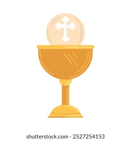 holy host for catholic communion isolated