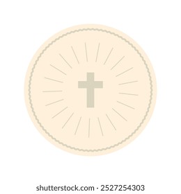 holy host for catholic communion isolated