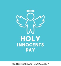 Holy Innocents Day. Flat design vector. Eps 10.