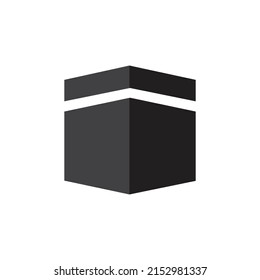 Holy Kaaba Flat Vector Icon Islamic Stock Vector (royalty Free 