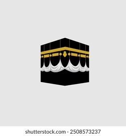 Vektor der Heiligen Kaaba, Vektor der Islamischen Moschee, Vektor der Kaba