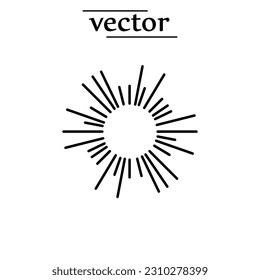 Holy Light icon vector illustration on white background..eps