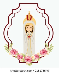 holy mary design , vector illustration