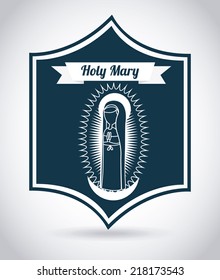 holy mary design , vector illustration