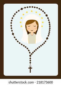 holy mary design , vector illustration