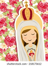 holy mary design , vector illustration