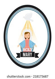holy mary design , vector illustration