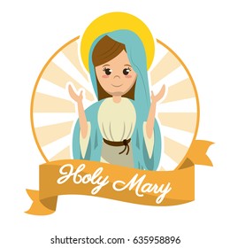 holy mary religous saint image