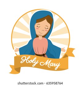 holy mary sanctified religion blessed image