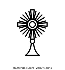 Heilige Monstranz - Vektorsymbol