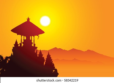 Holy place on Bali, Indonesia