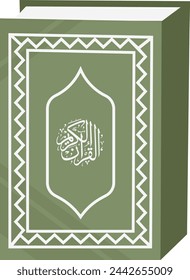 Holy Quran Book Islamic Illustration