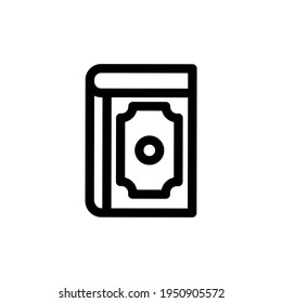 Holy Quran book line icon, islam and religion, koran book sign, vector graphics, a linear pattern on a white background