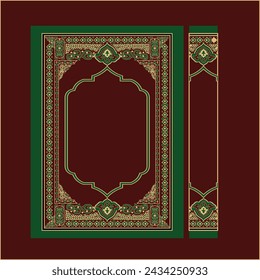 heiliger Koran ،Heiliges Buchcover-Design.