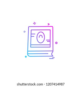 Holy Quran icon design vector