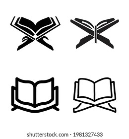 The Holy Quran Icons Vector Pack.