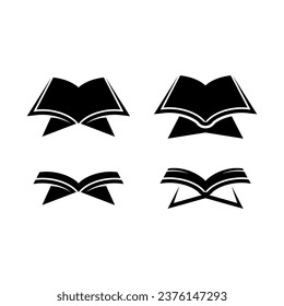 El paquete vectorial de iconos sagrados del Corán. Icono del vector del libro. 
