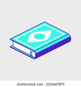 Holy quran isometric vector icon illustration