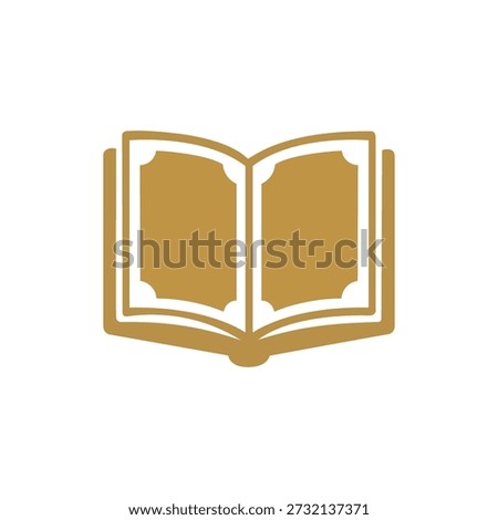 Holy Quran Solid Icon for Islamic Ramadan Design