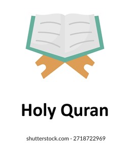 Holy Quran Vector icon which can easily modify or edit
