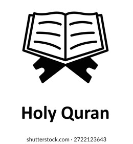 Holy Quran Vector icon which can easily modify or edit

