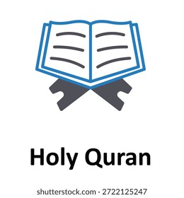 Holy Quran Vector icon which can easily modify or edit
