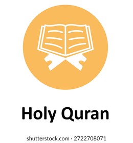 Holy Quran Vector icon which can easily modify or edit
