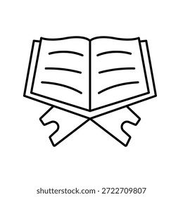 Holy Quran Vector icon which can easily modify or edit
