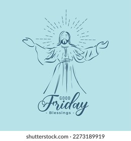 holy resurrection good friday background for a spiritual touch vector