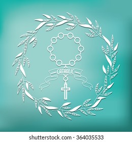 holy rosary design 