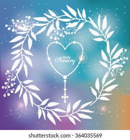holy rosary design 