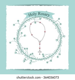holy rosary design 
