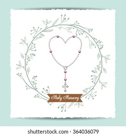holy rosary design 