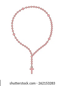 holy rosary design, vector illustration eps10 graphic 