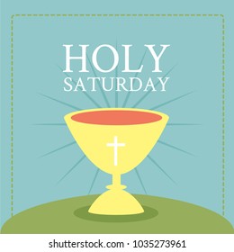 Holy Saturday Illustration