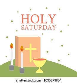 Holy Saturday Illustration