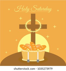 Holy Saturday Illustration