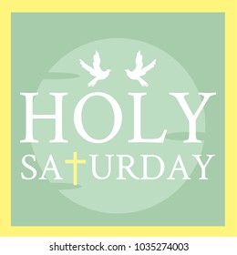 Holy Saturday Illustration